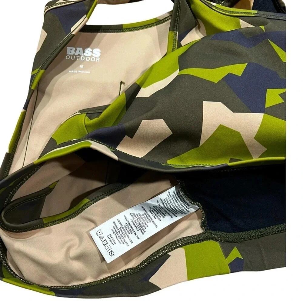 BASS OUTDOOR women Back Phone Pocket Removable Cups Racerback Bra Top Size M NWT - Picture 9 of 10